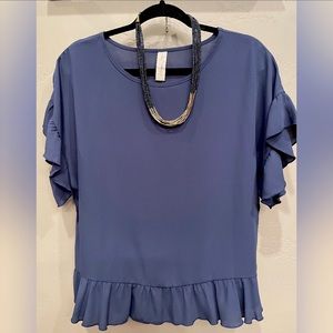 Poppy Ruffle Top size XL